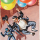 Illustration for article titled The Dark Knight rides a shark in bondage-crazy 1960s Batman art